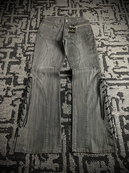 Bernings Sho Lace Up Flared Pants