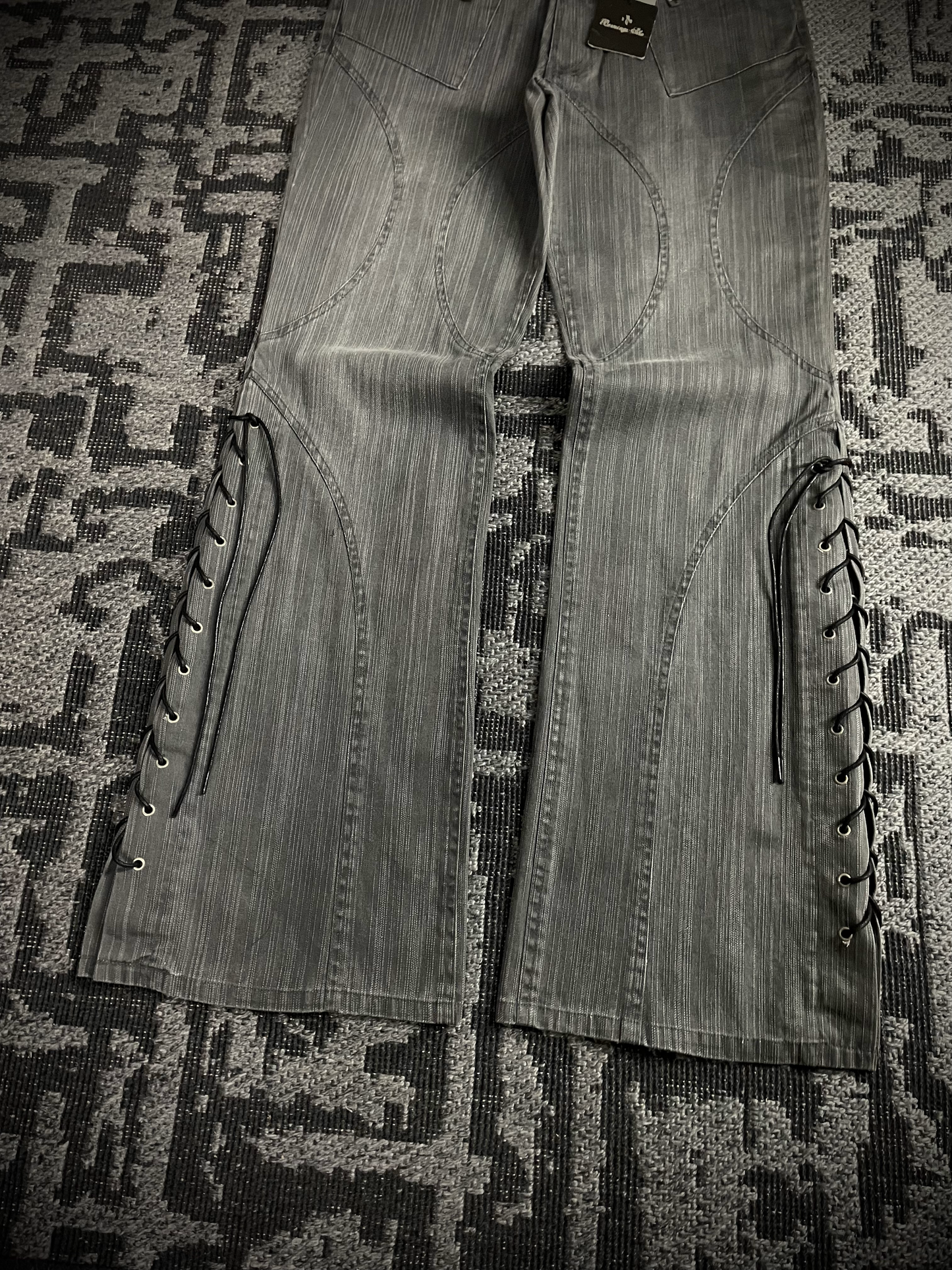 Bernings Sho Lace Up Flared Pants