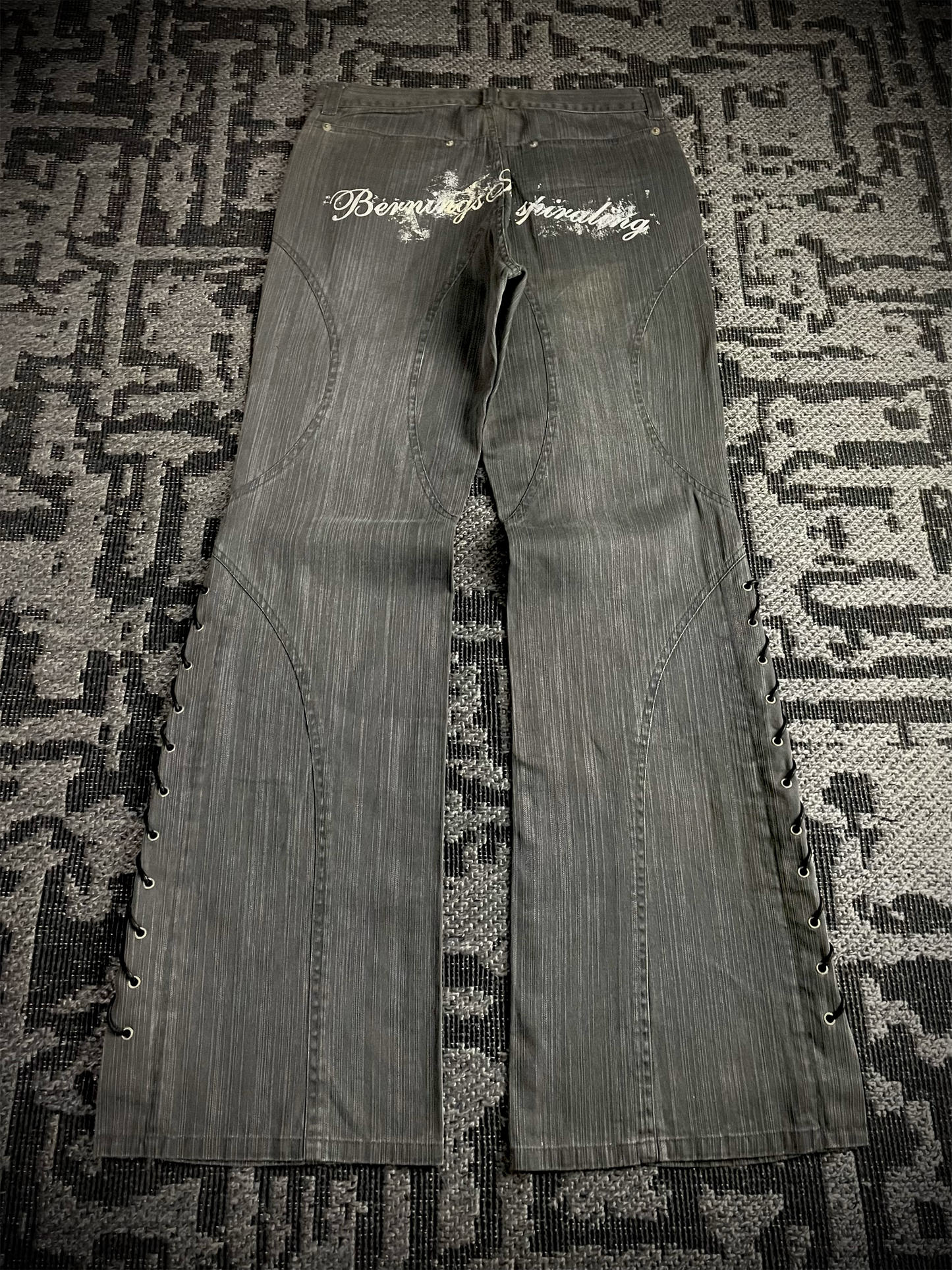 Bernings Sho Lace Up Flared Pants