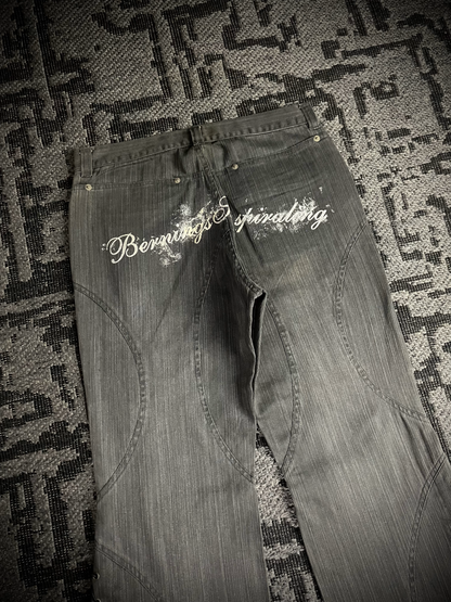 Bernings Sho Lace Up Flared Pants