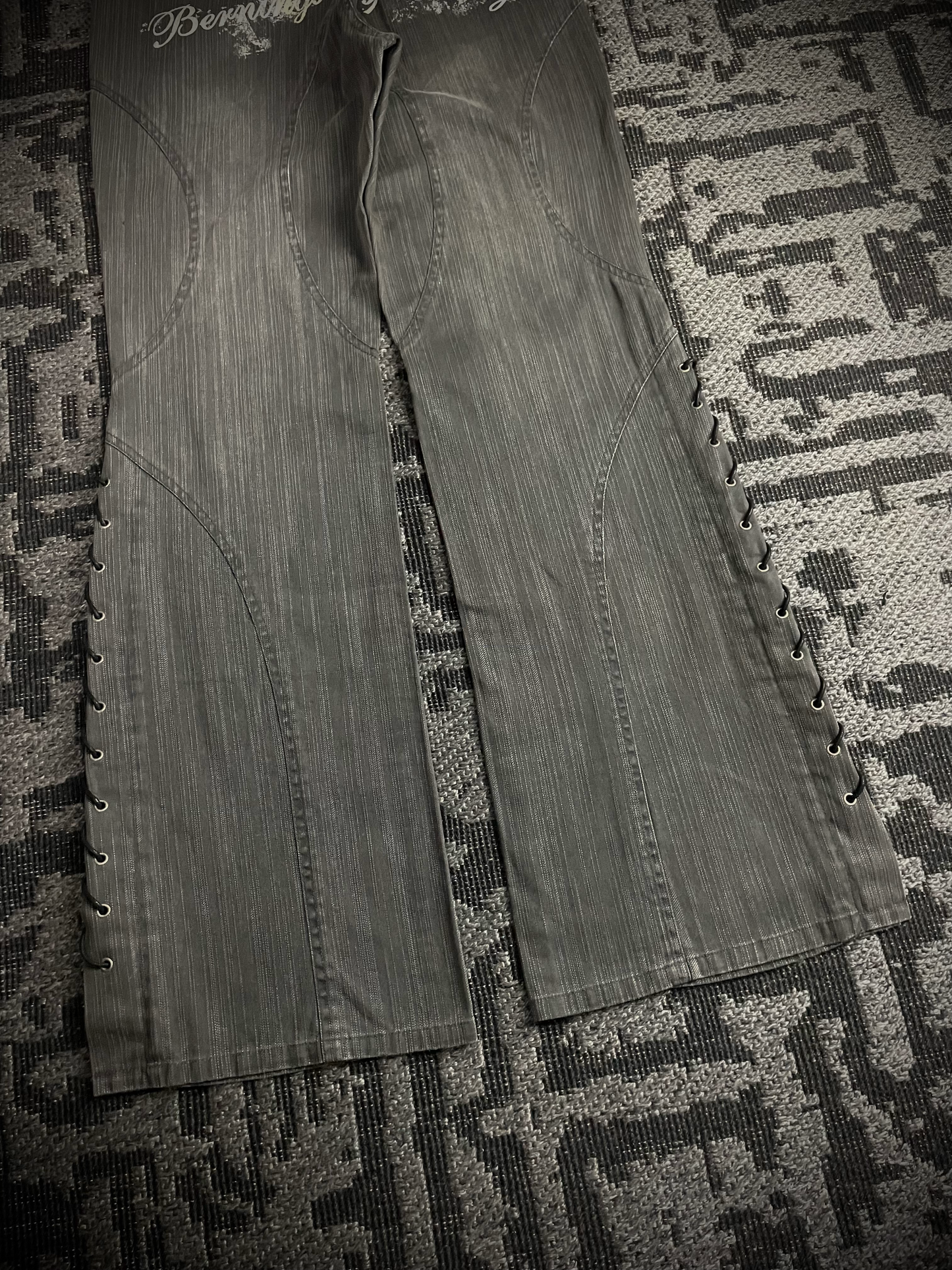 Bernings Sho Lace Up Flared Pants