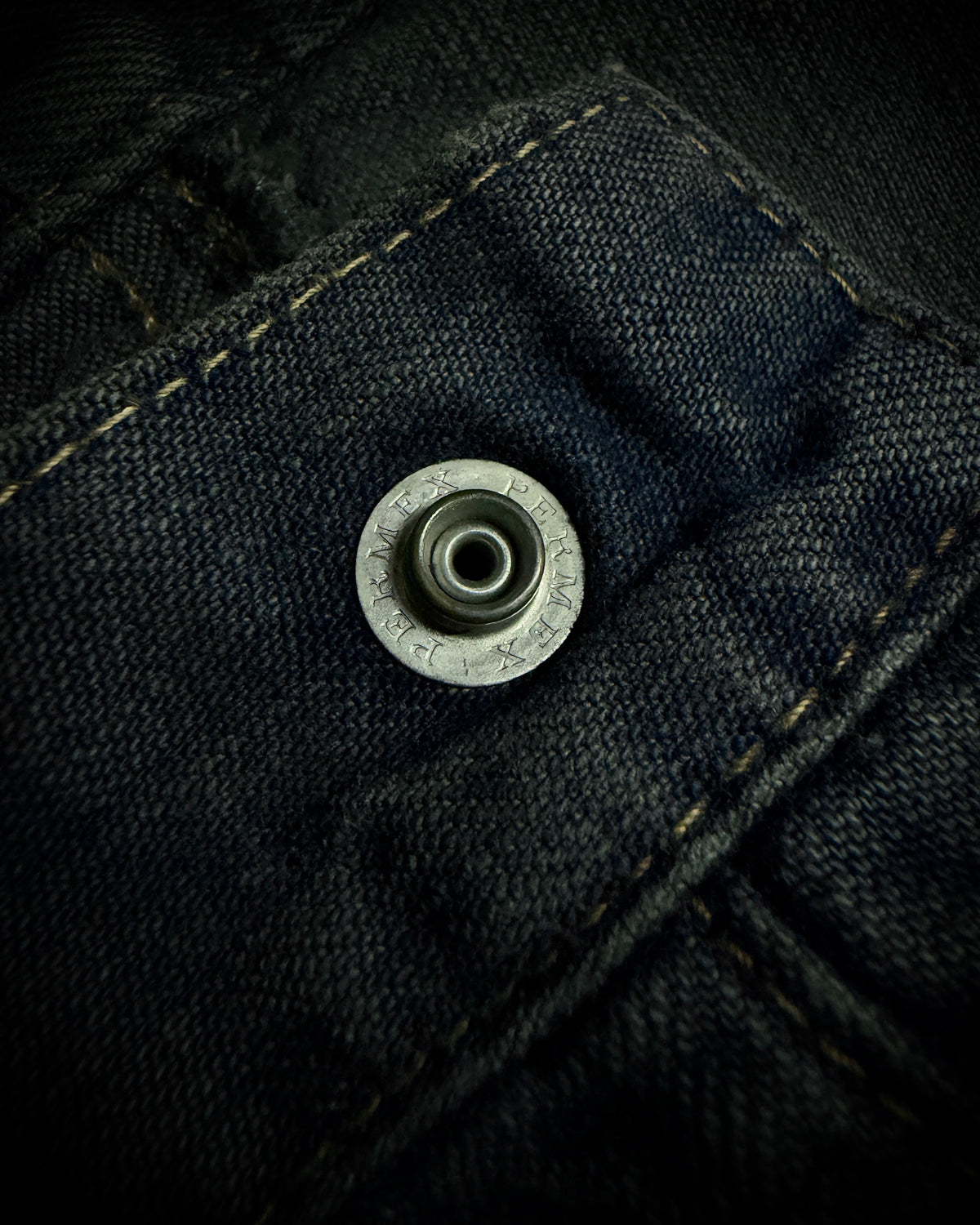 TALKING ABOUT THE ABSTRACTION Two Tone Zip Jeans