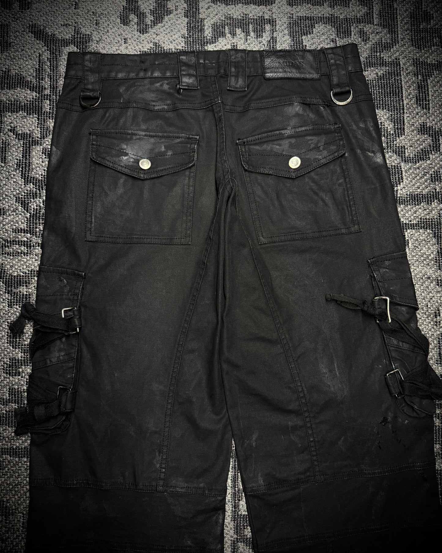 MIDAS Coated Multi Pocket Cargo Pants