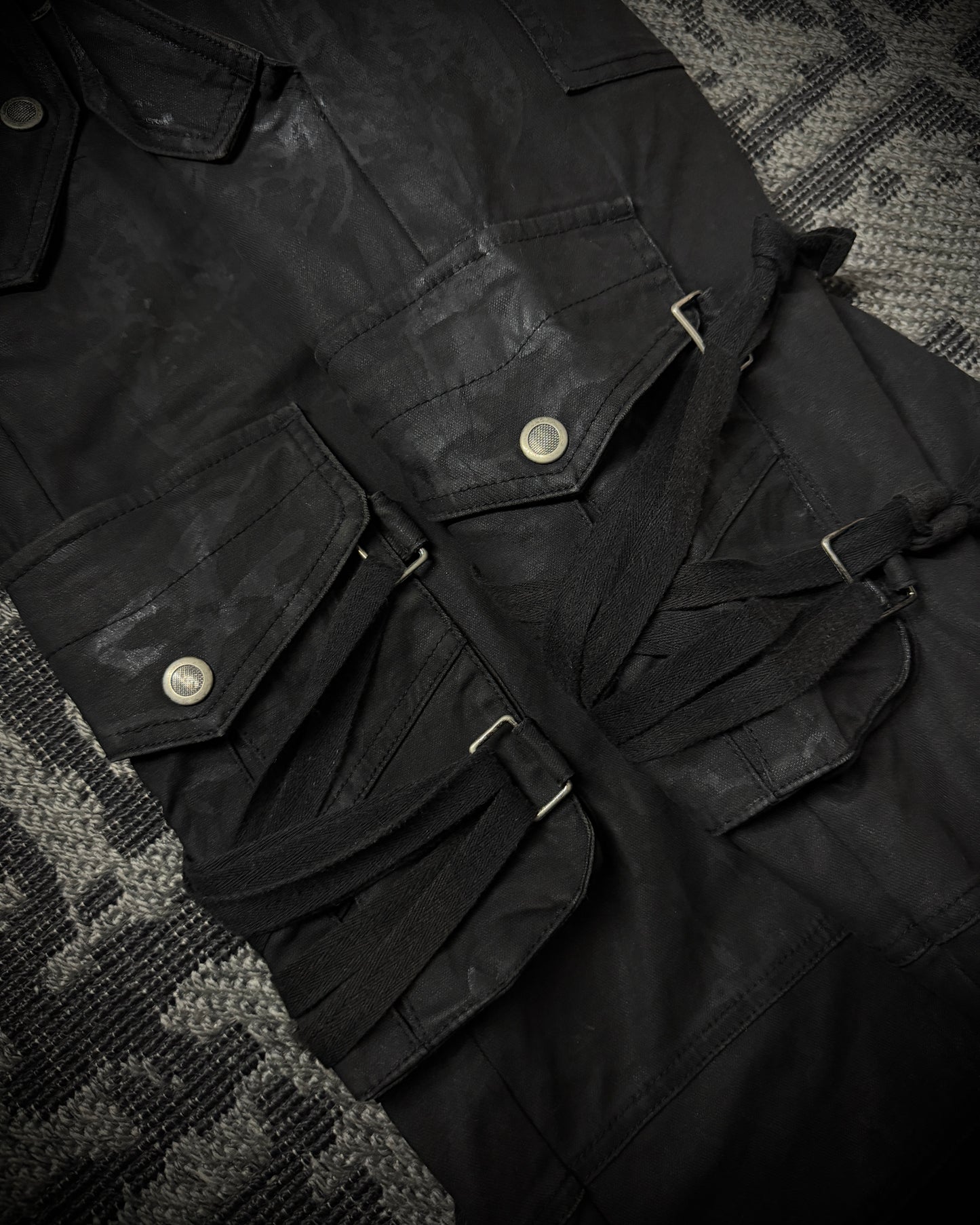 MIDAS Coated Multi Pocket Cargo Pants