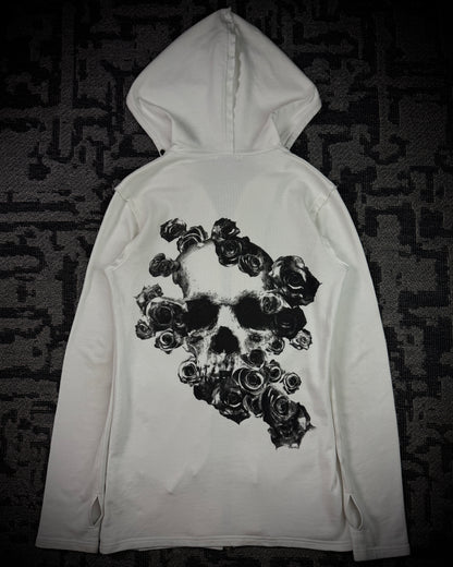 CIVARIZE Skull & Rose Double Zip Hoodie