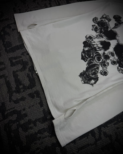 CIVARIZE Skull & Rose Double Zip Hoodie