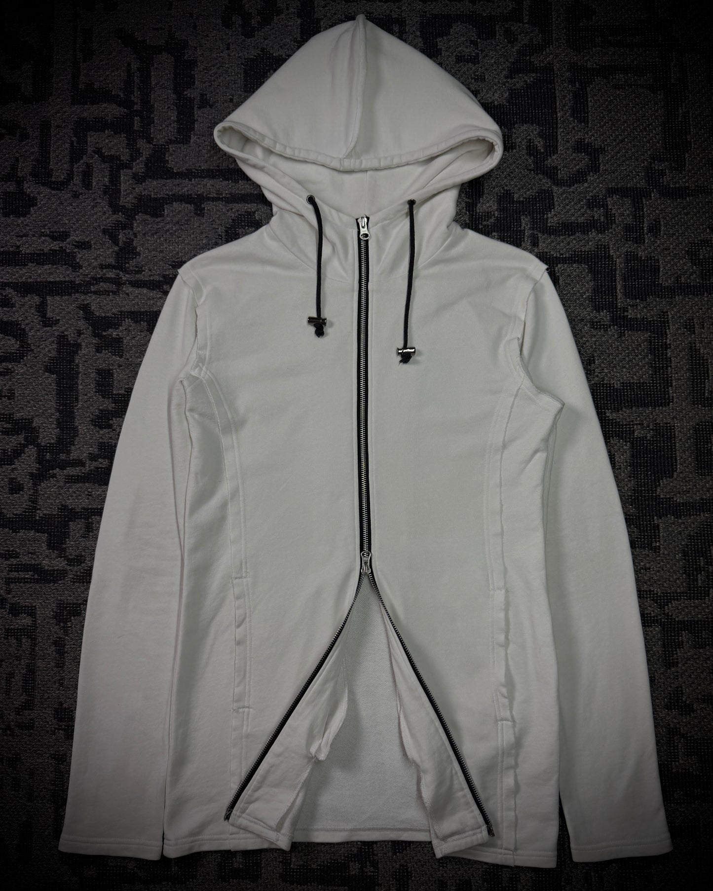 CIVARIZE Skull & Rose Double Zip Hoodie