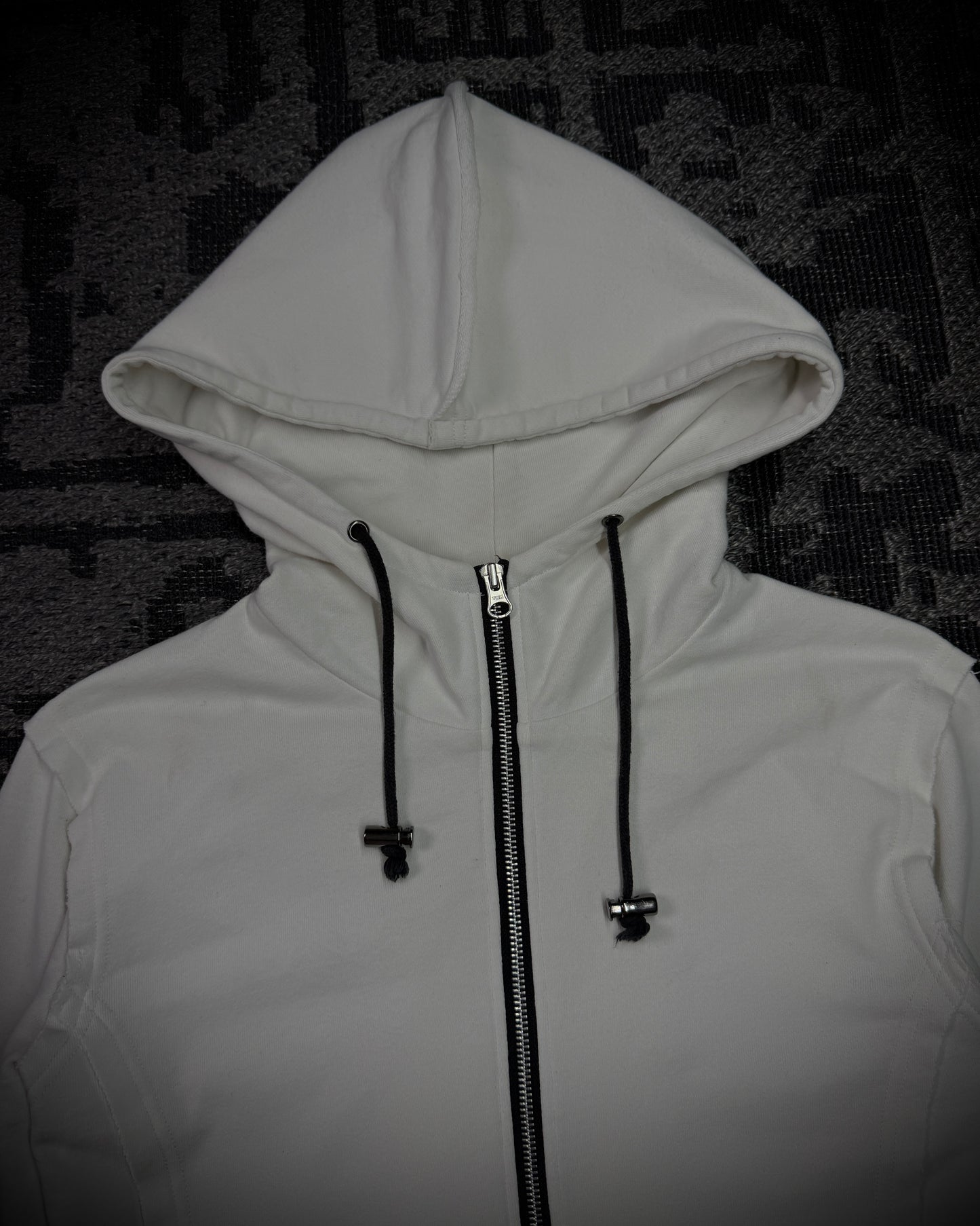 CIVARIZE Skull & Rose Double Zip Hoodie