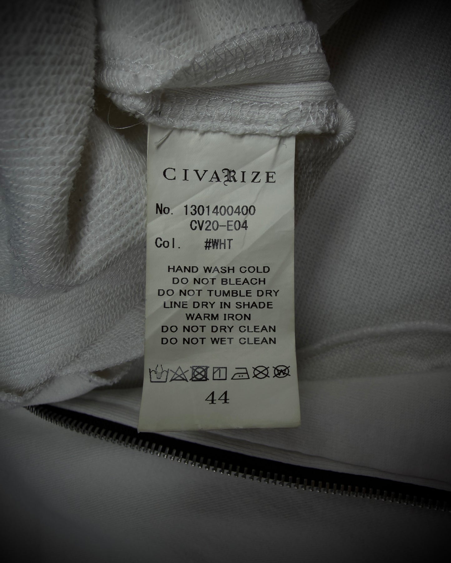 CIVARIZE Skull & Rose Double Zip Hoodie