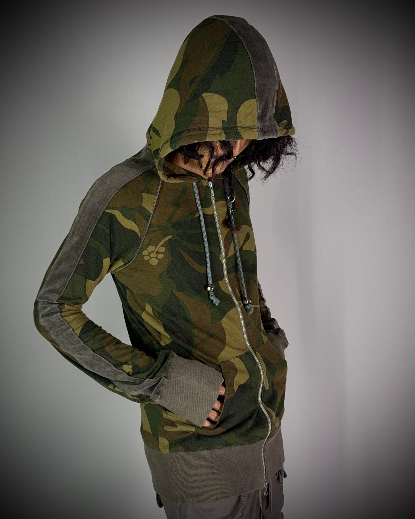 LGB Botanical Camo Zip Hoodie
