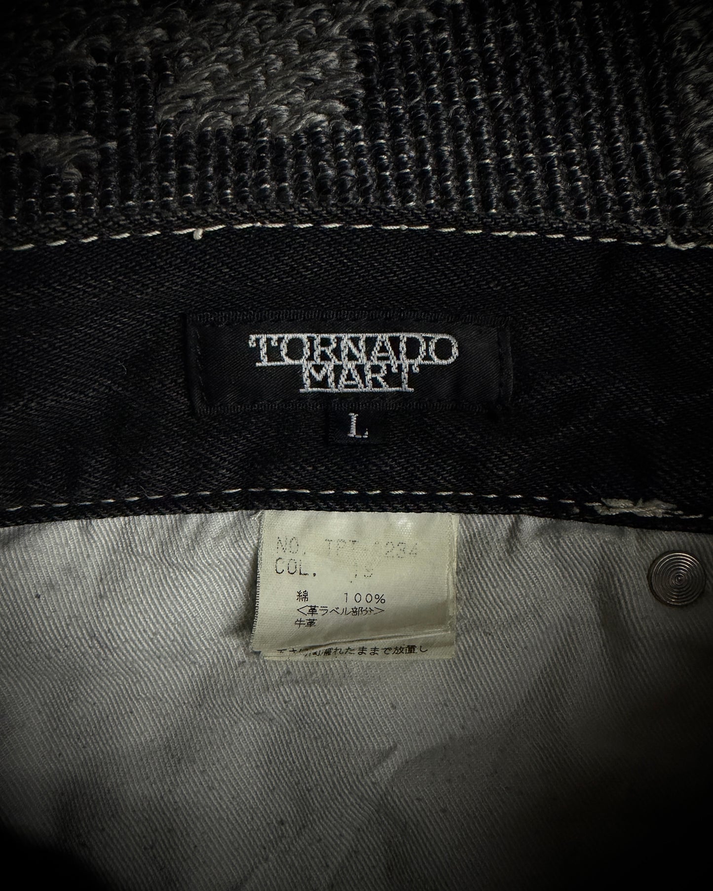 Tornado Mart Destroyed Flared Jeans