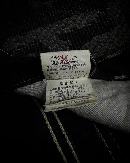 Tornado Mart Destroyed Flared Jeans