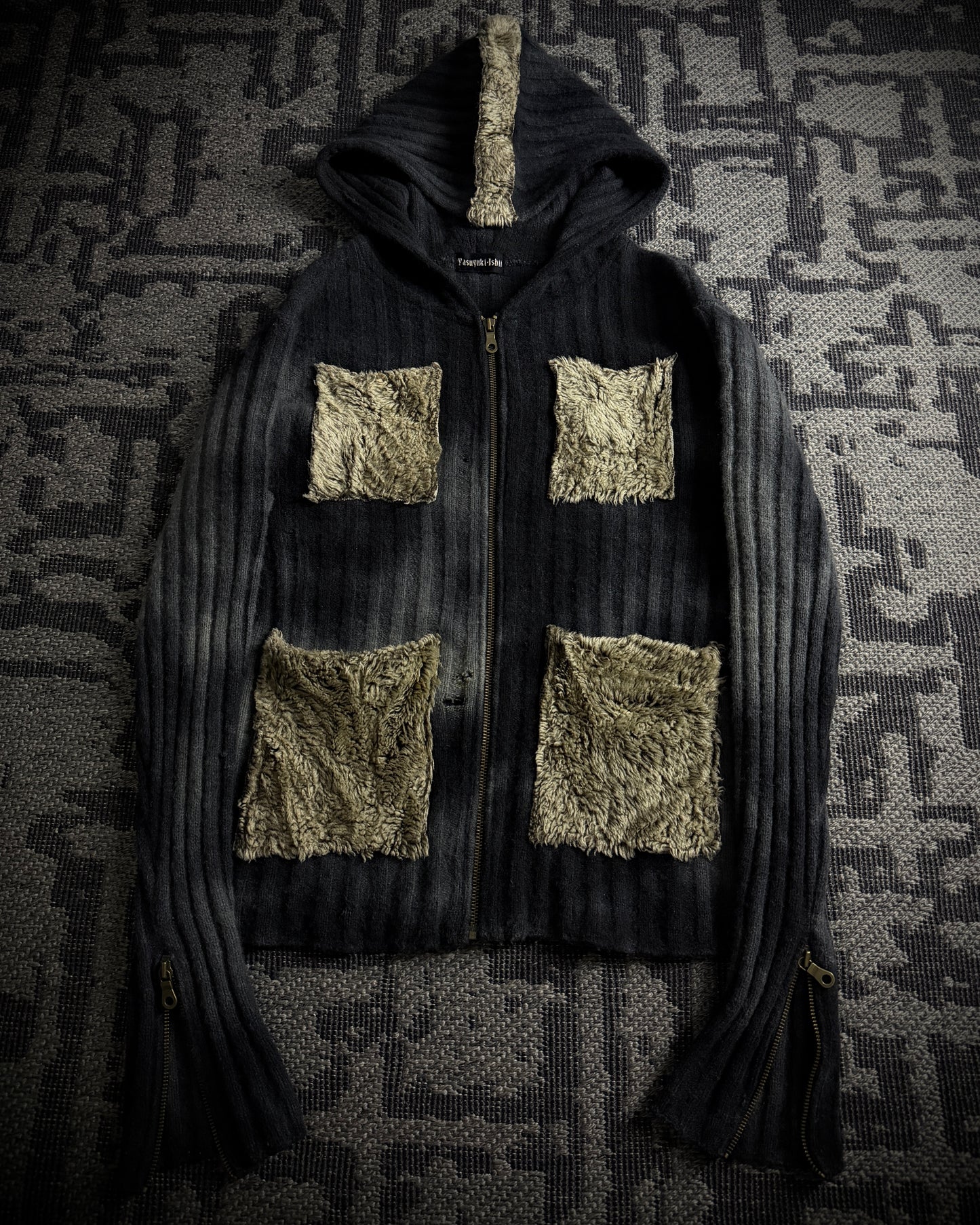 YASUYUKI ISHII Mohawk Hooded Jacket