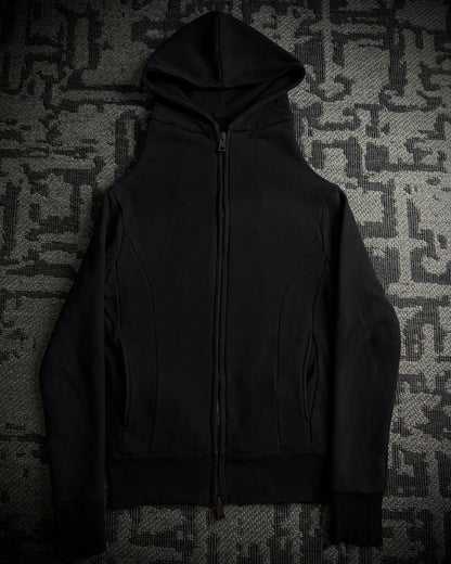 AKM High-Neck Slim Zip Hoodie