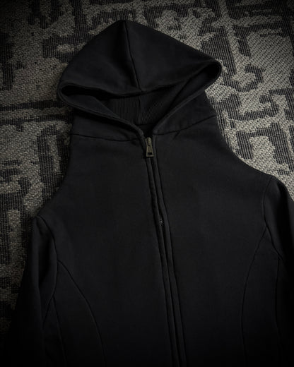 AKM High-Neck Slim Zip Hoodie