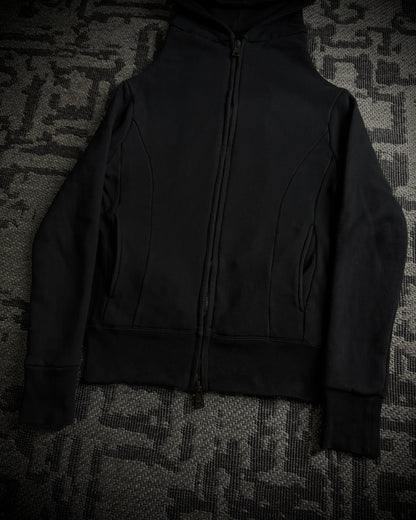 AKM High-Neck Slim Zip Hoodie