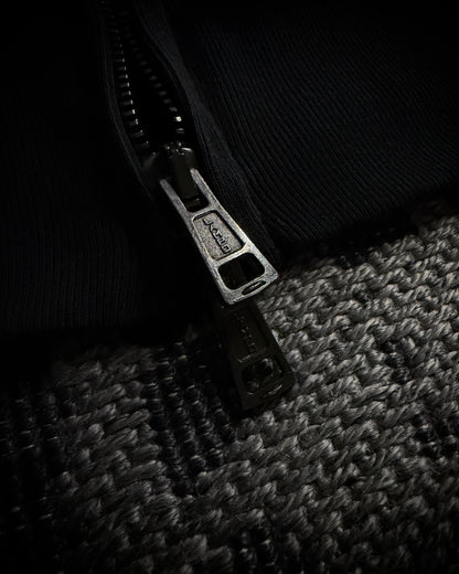 AKM High-Neck Slim Zip Hoodie
