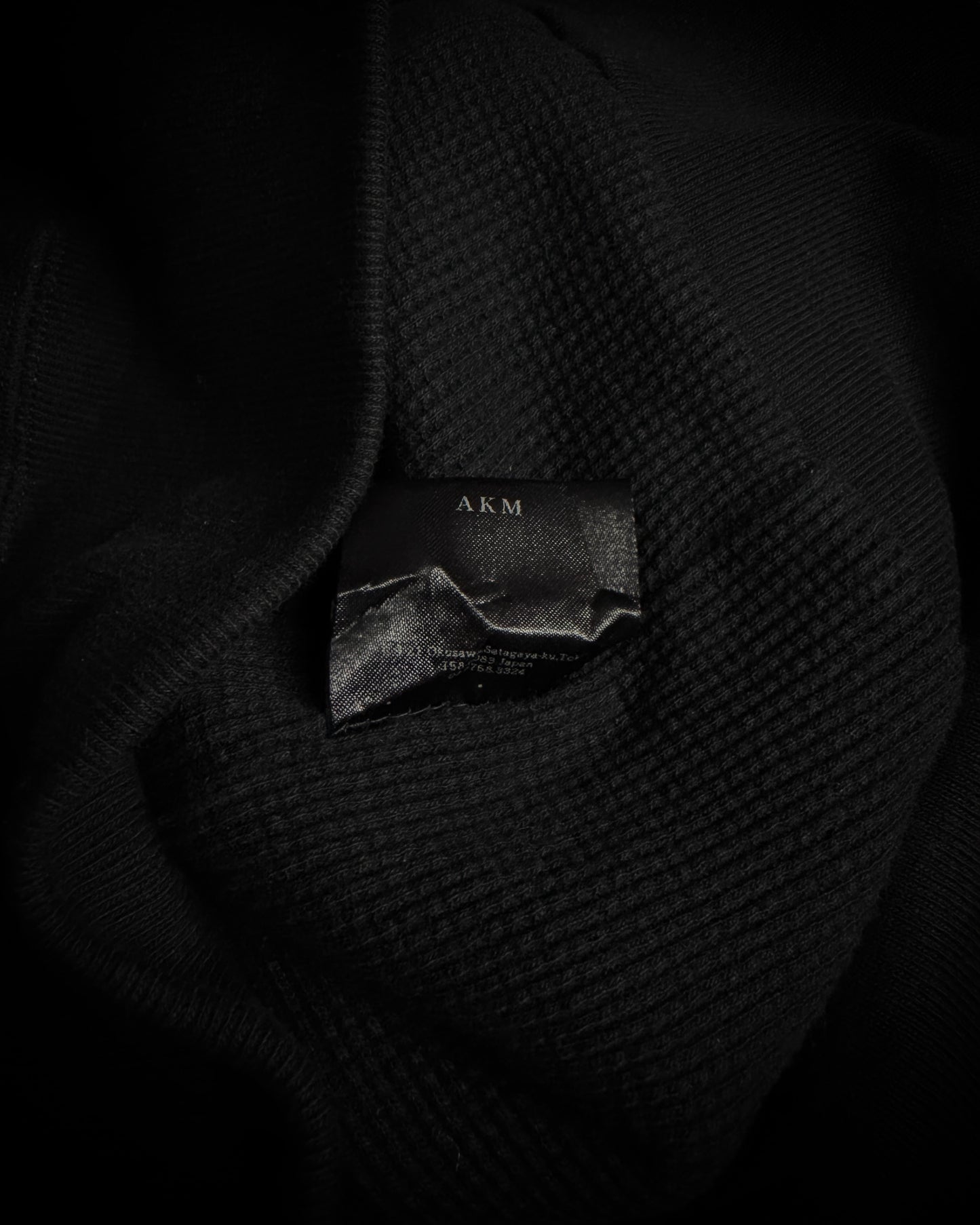 AKM High-Neck Slim Zip Hoodie