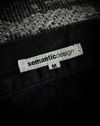 Semantic Design Detachable Fur Pouch Bootcut Denim
