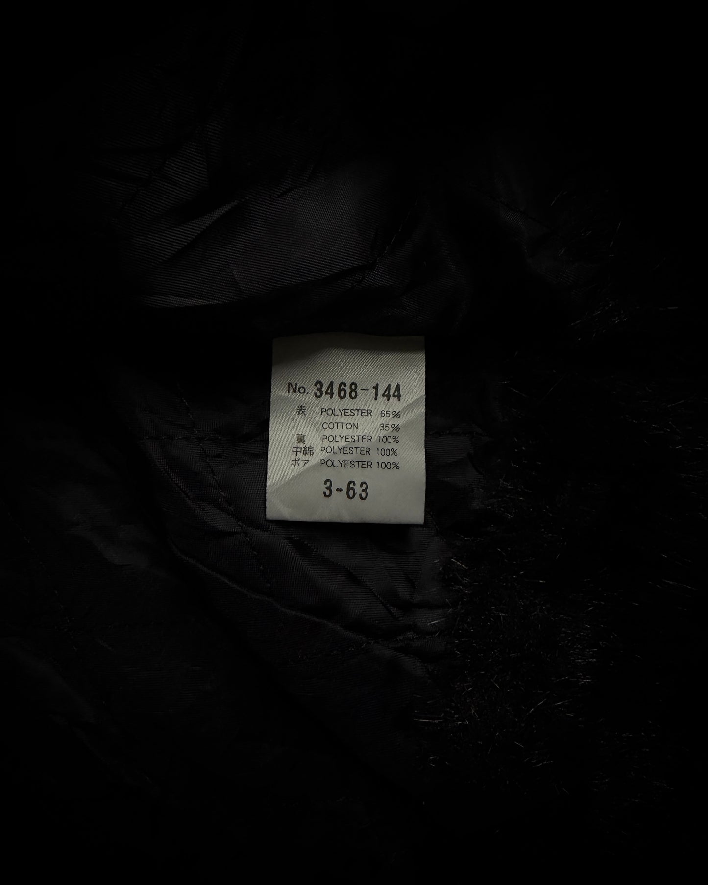 Schlussel Glossy Black Zip-Off Hem Jacket
