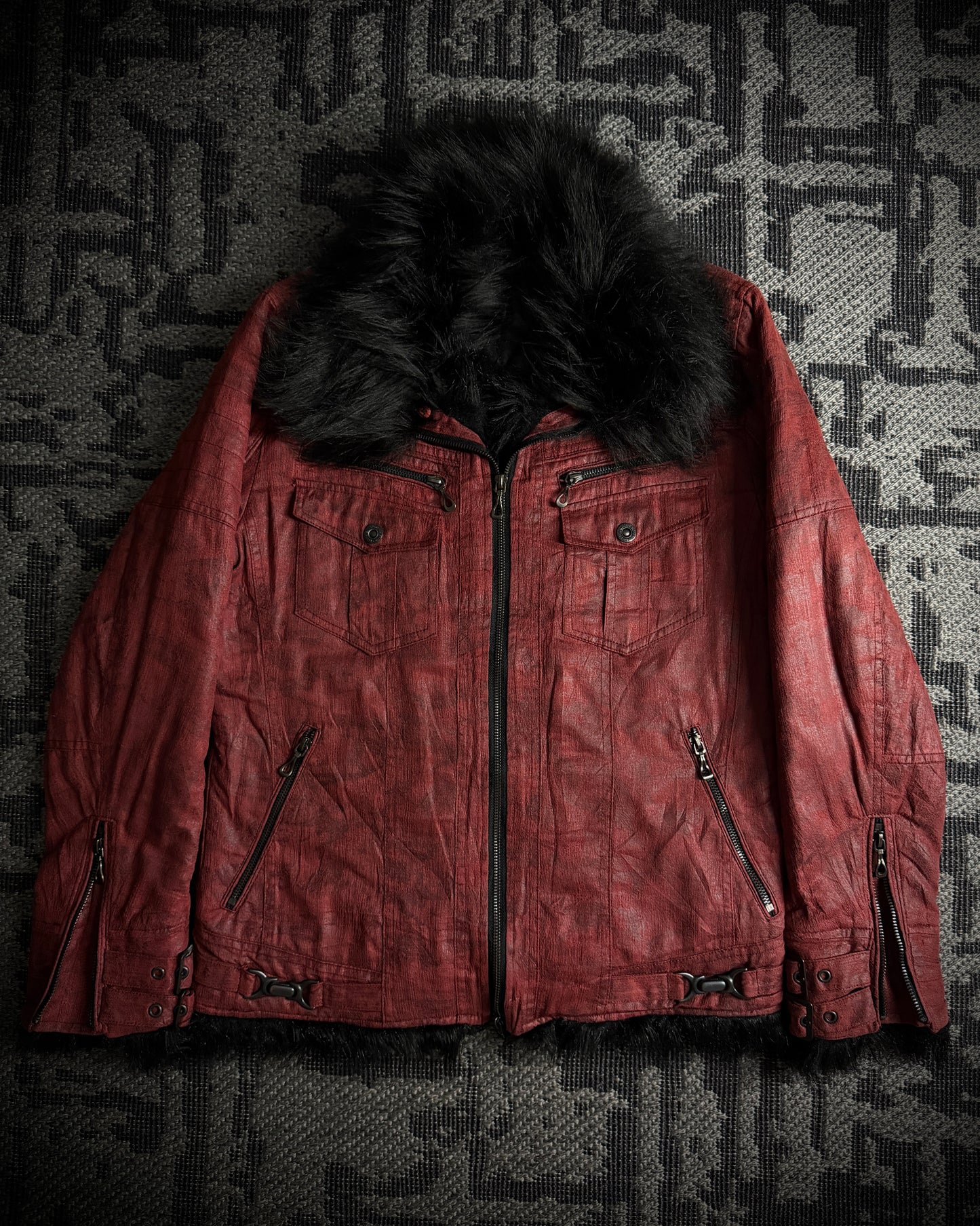 In the attic Faux Fur Coated Jacket