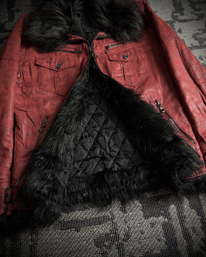 In the attic Faux Fur Coated Jacket