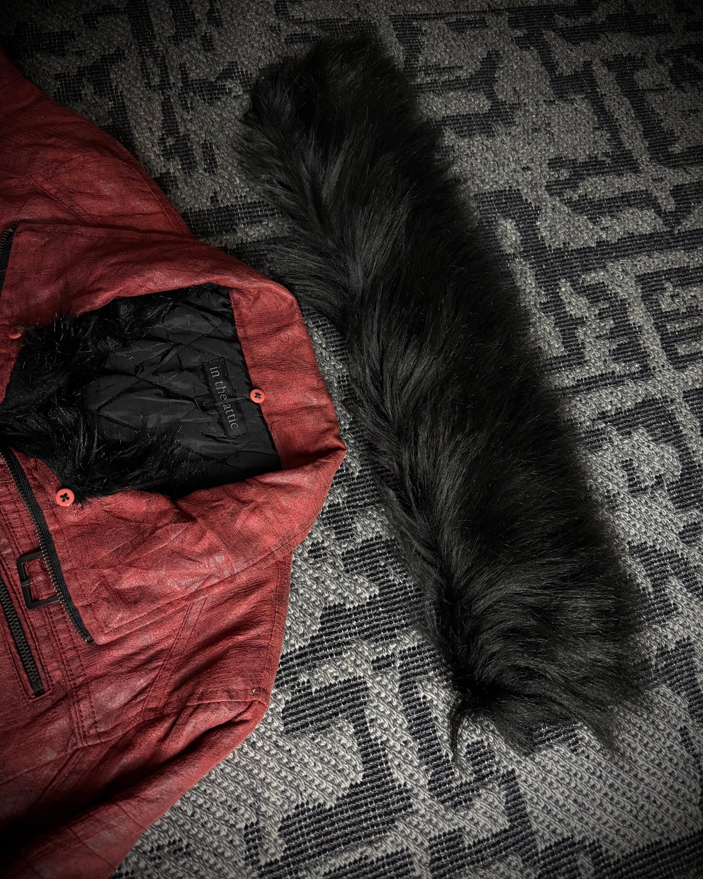 In the attic Faux Fur Coated Jacket