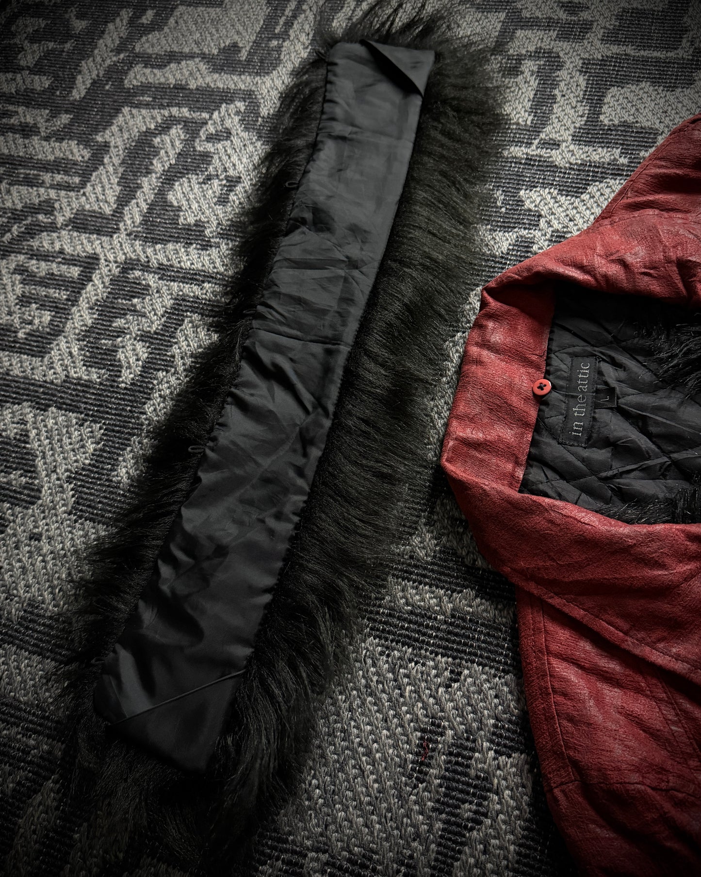 In the attic Faux Fur Coated Jacket
