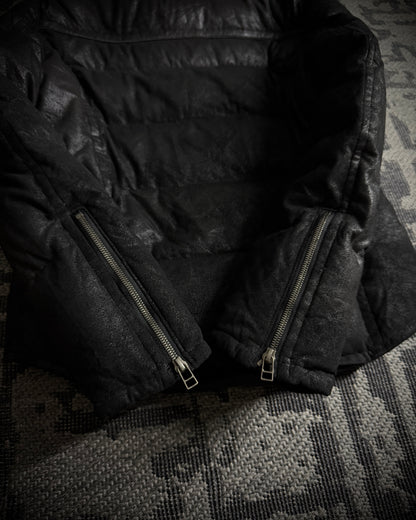5351 POUR LES HOMMES Raccoon Fur Coated Down Jacket
