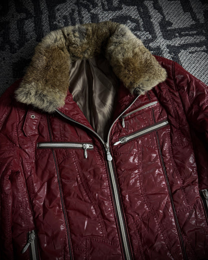 Tornado Mart Puffer Rabbit Fur Jacket