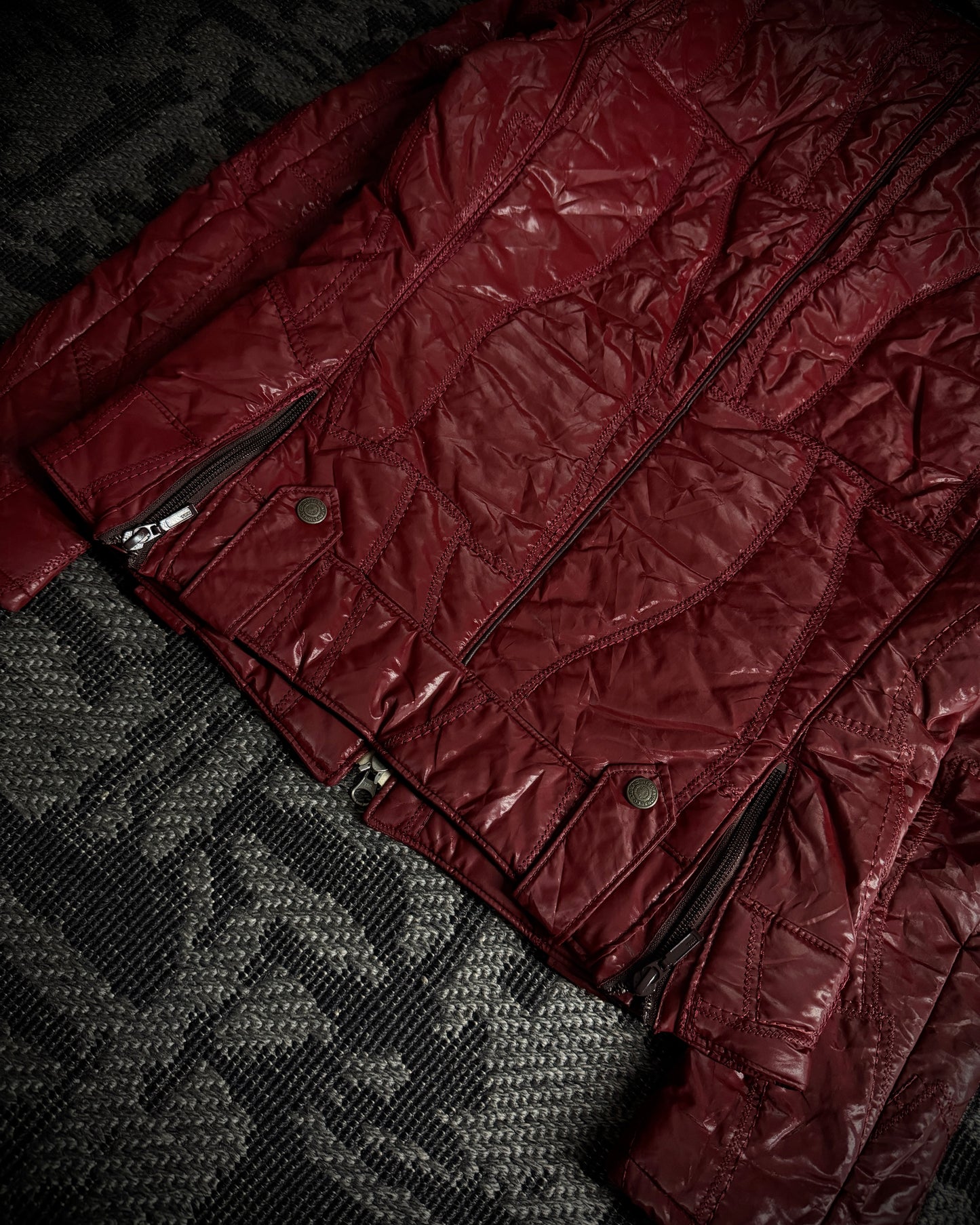 Tornado Mart Puffer Rabbit Fur Jacket