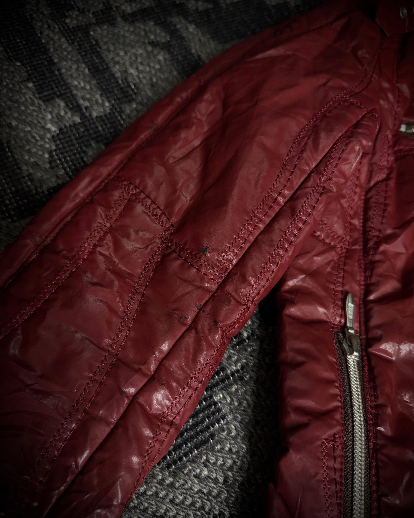 Tornado Mart Puffer Rabbit Fur Jacket