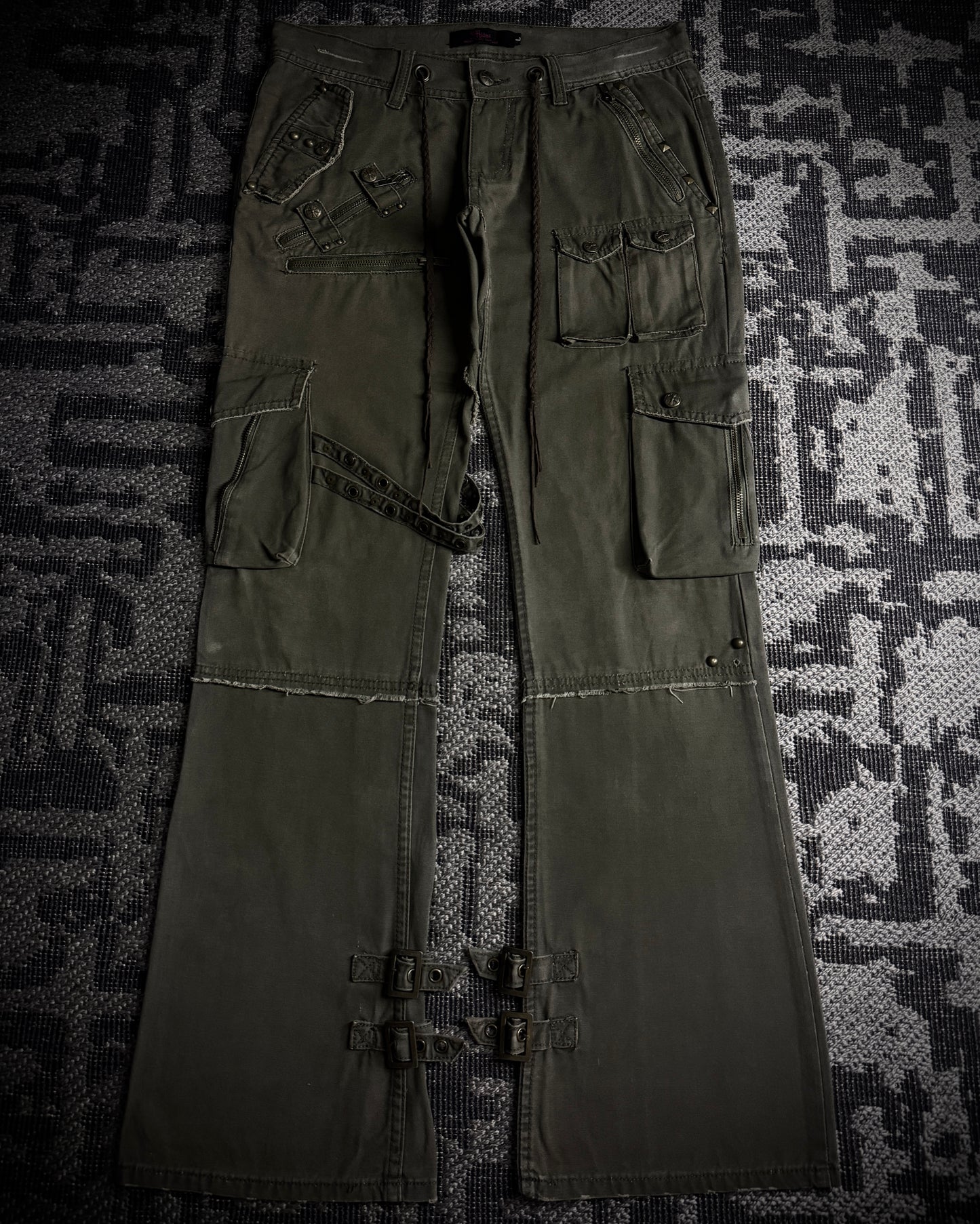 Midas Olive Utility Cargo Pants