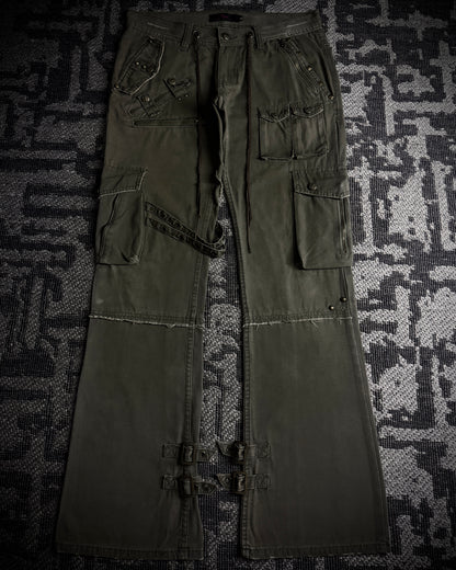 Midas Olive Utility Cargo Pants