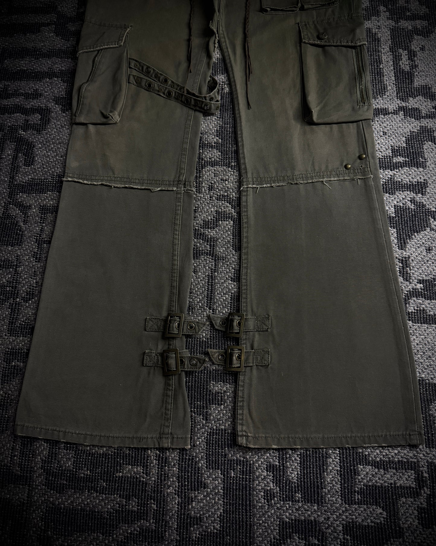 Midas Olive Utility Cargo Pants