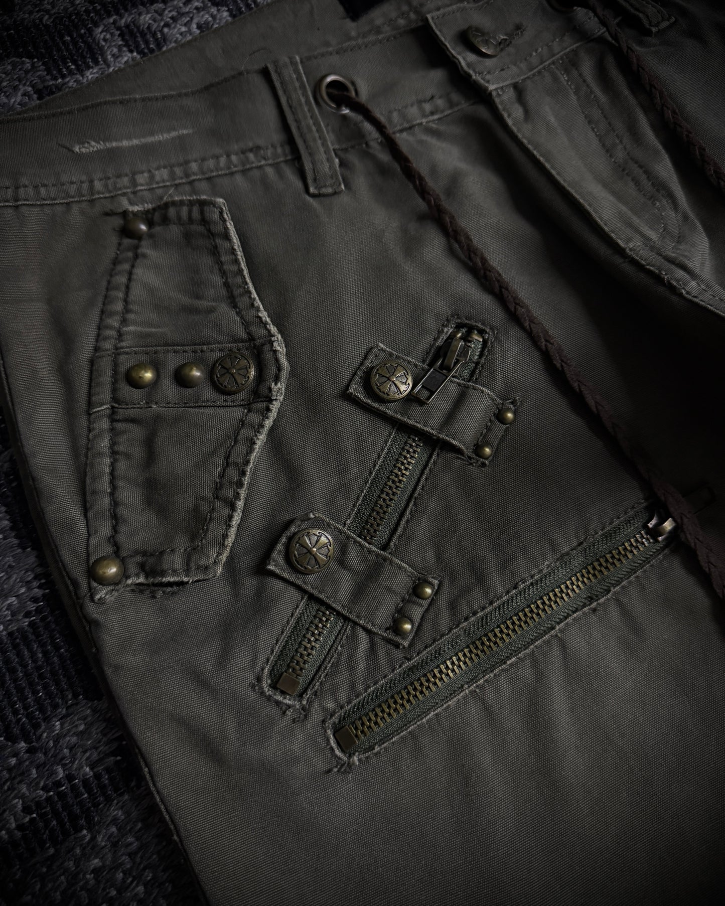 Midas Olive Utility Cargo Pants