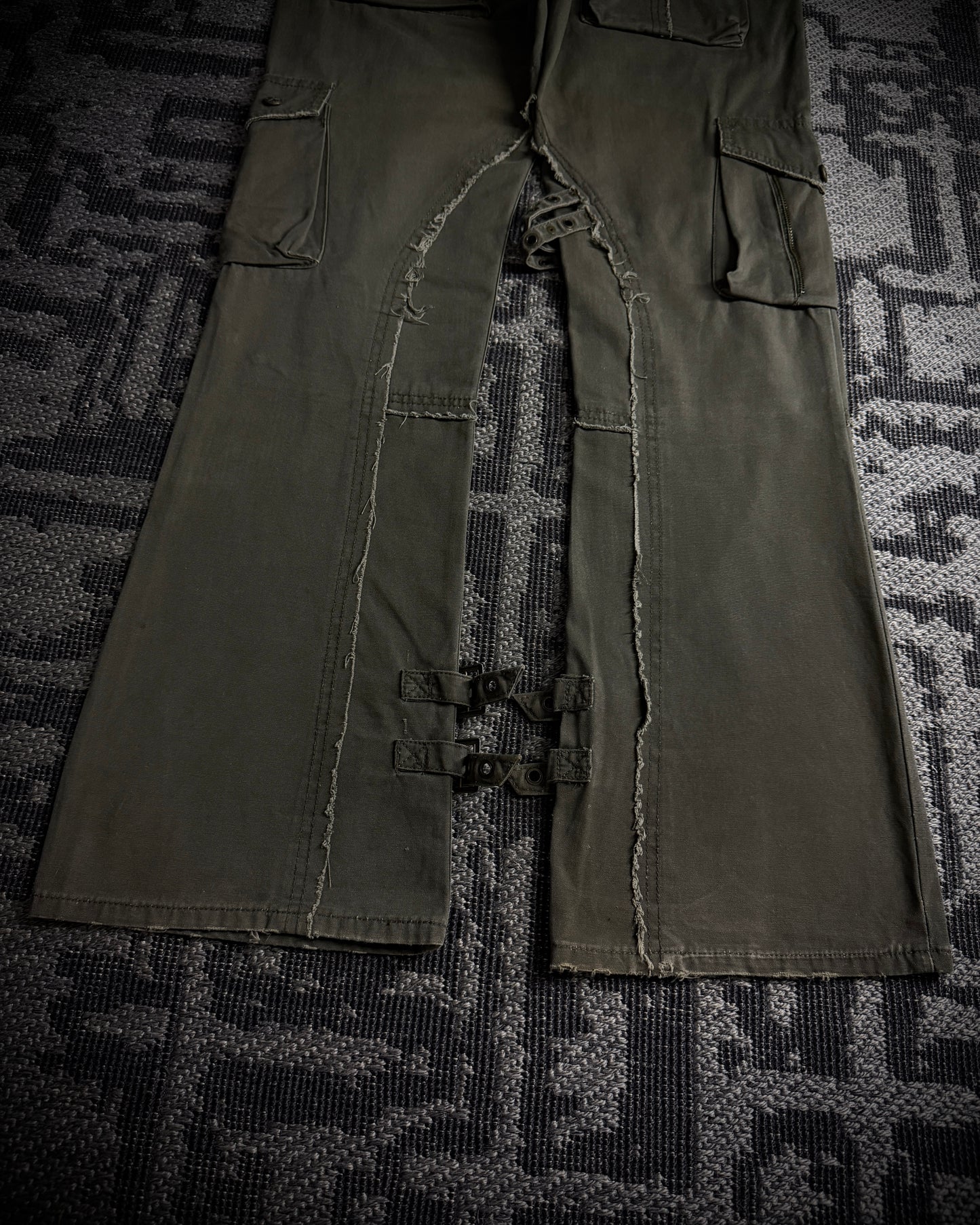 Midas Olive Utility Cargo Pants