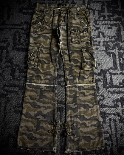Midas Olive Camo Utility Cargo Pants