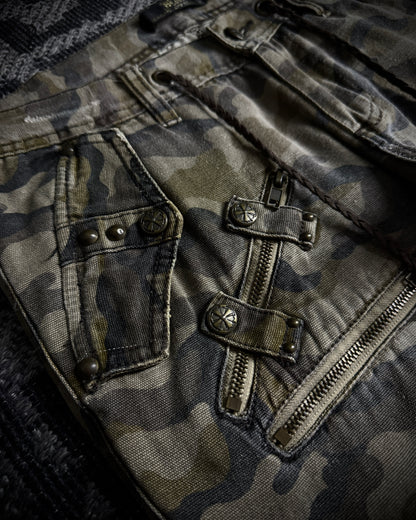 Midas Olive Camo Utility Cargo Pants