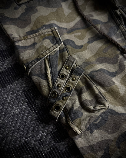 Midas Olive Camo Utility Cargo Pants