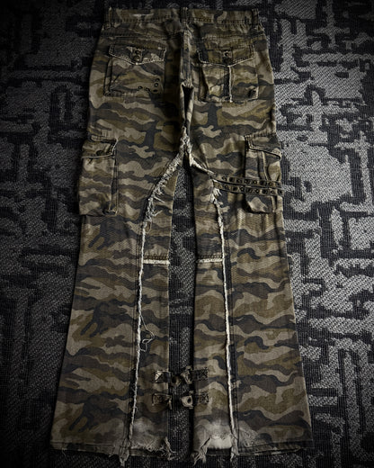Midas Olive Camo Utility Cargo Pants