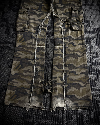 Midas Olive Camo Utility Cargo Pants