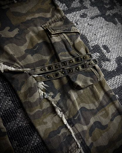 Midas Olive Camo Utility Cargo Pants