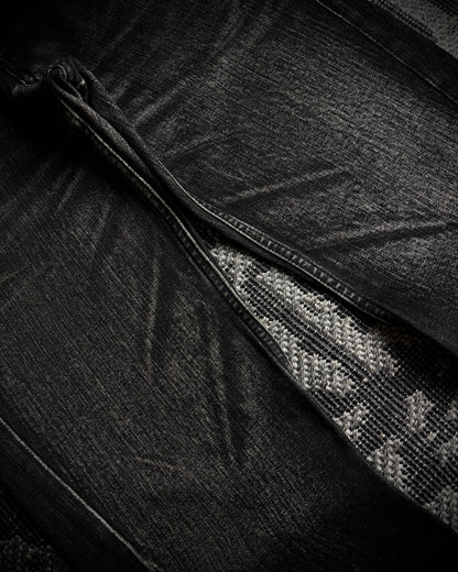 Tornado Mart Whiskered Spiral Boot Cut Jeans
