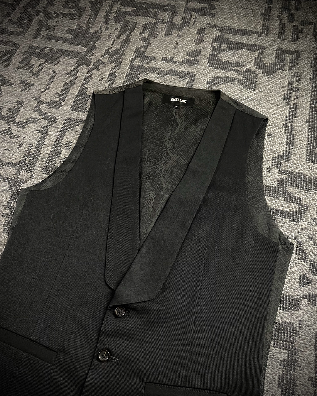 Shellac Snake Pattern Vest