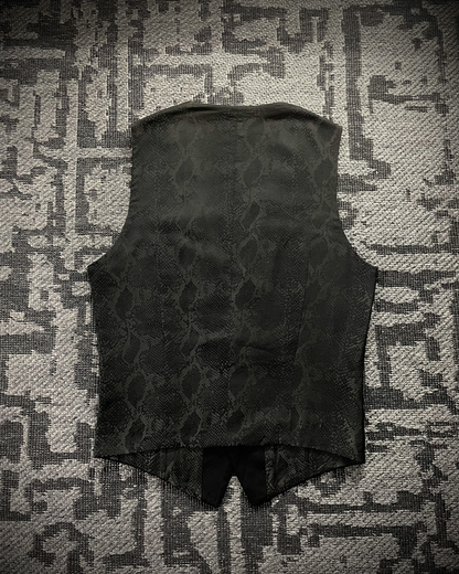 Shellac Snake Pattern Vest
