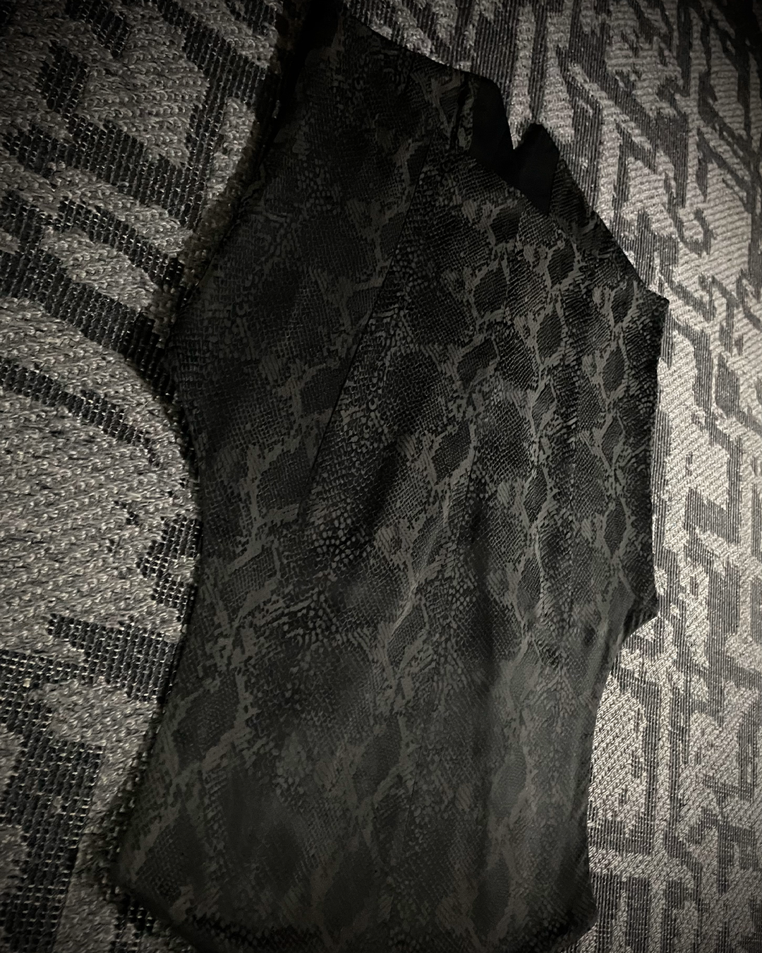 Shellac Snake Pattern Vest