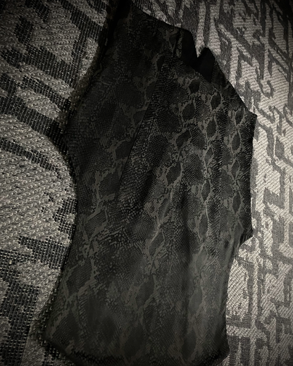 Shellac Snake Pattern Vest