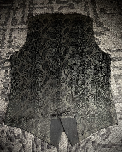 Shellac Snake Pattern Vest