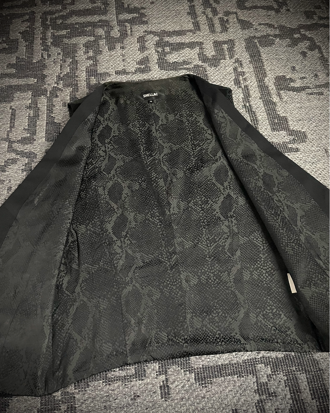 Shellac Snake Pattern Vest